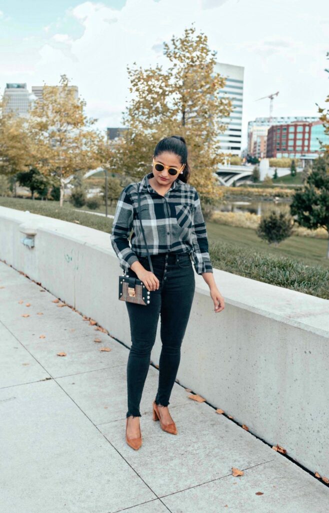 How to Style a Boyfriend Flannel Shirt Fashion Dreaming Loud