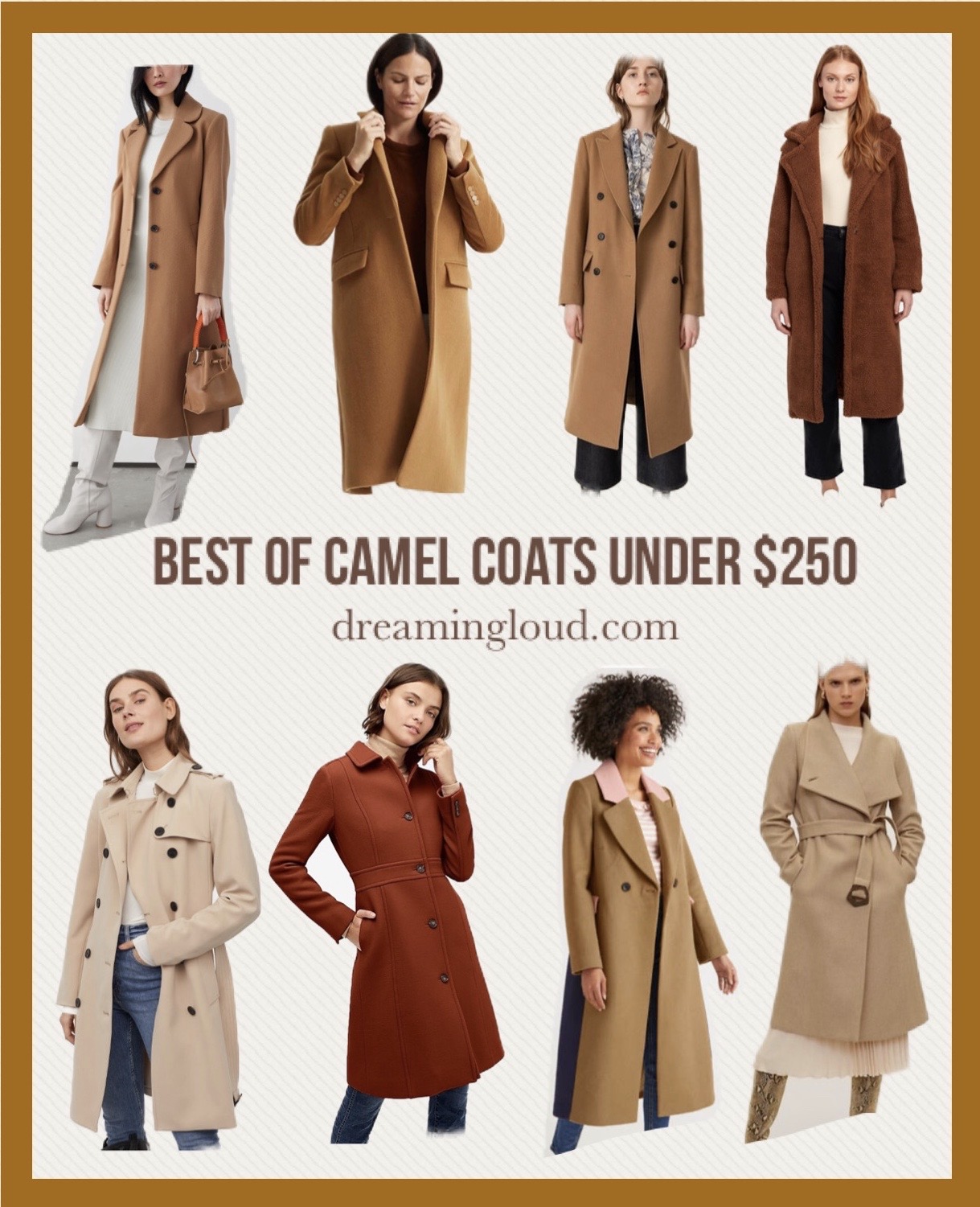 3 Camel Coat Outfits | Winter Fashion | Dreaming Loud