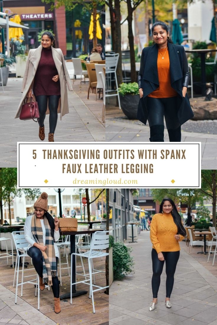 5 Ways To Style a Basic Outfit: Faux Leather Leggings 