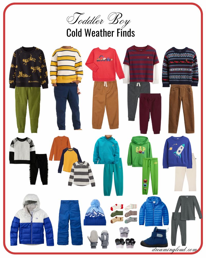 Toddler Boy Fall and Winter Essentials by Top US Mom Blogger Dreaming Loud