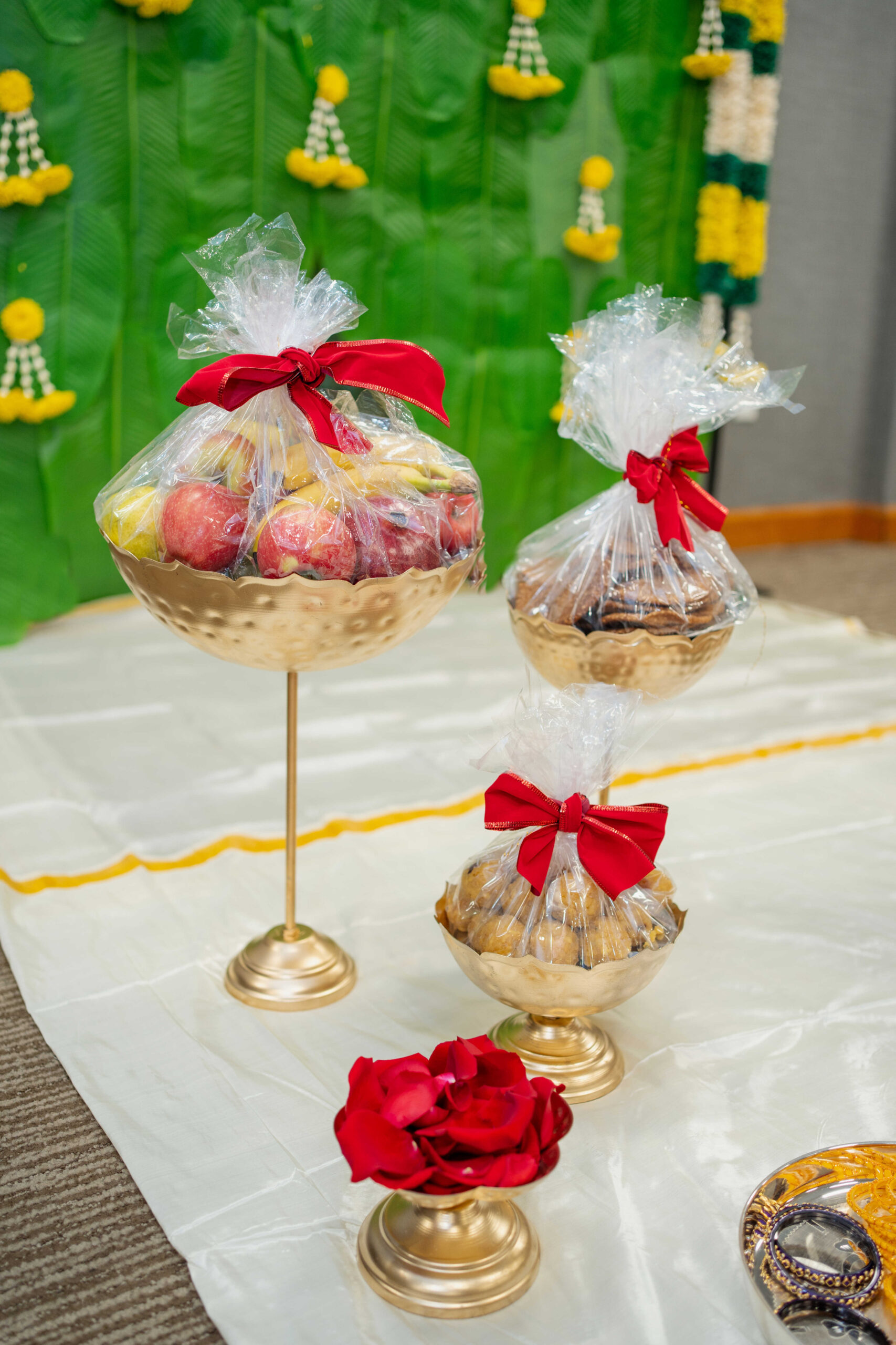 Traditional Telugu Seemantham (Baby Shower) Decor And Celebrations In USA by Top Indian American Blogger Dreaming Loud