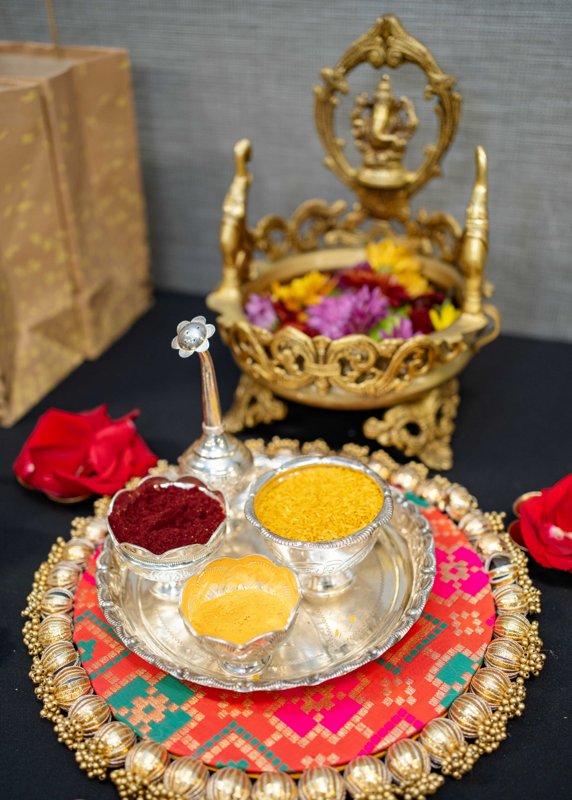 Traditional Telugu Seemantham (Baby Shower) Decor And Celebrations In USA by Top Indian American Blogger Dreaming Loud