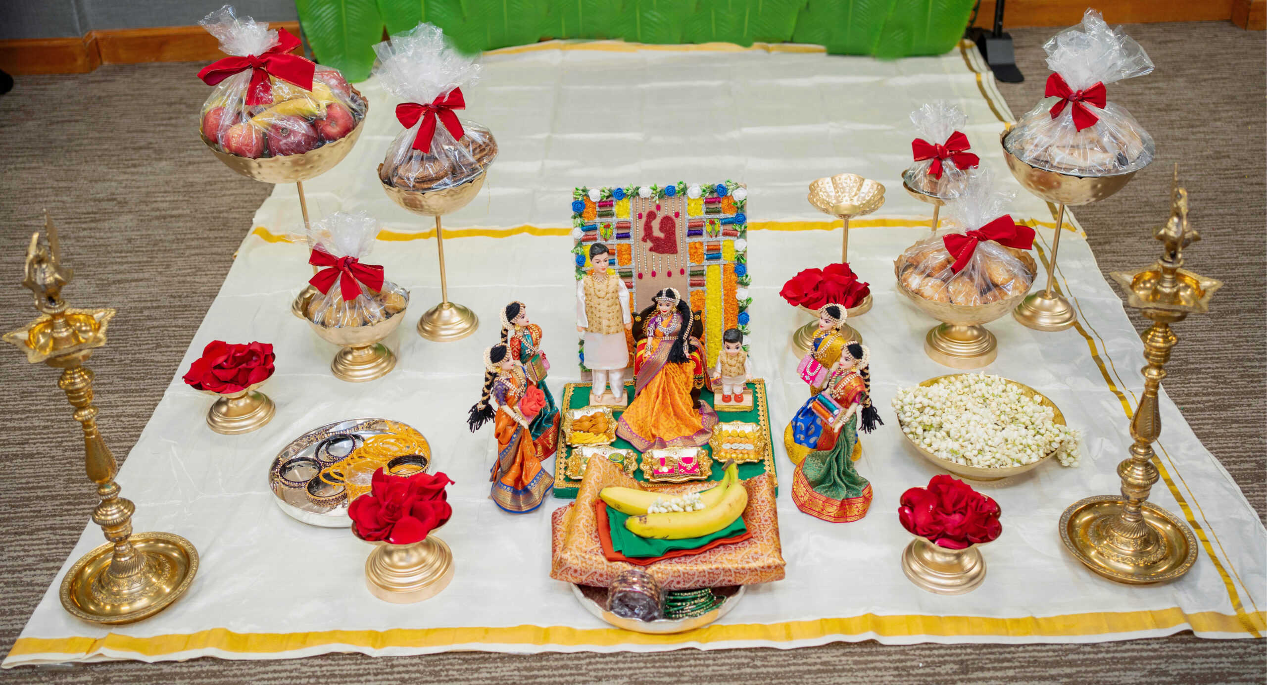 Traditional Telugu Seemantham (Baby Shower) Decor And Checklist In USA by Top Indian American Blogger Dreaming Loud