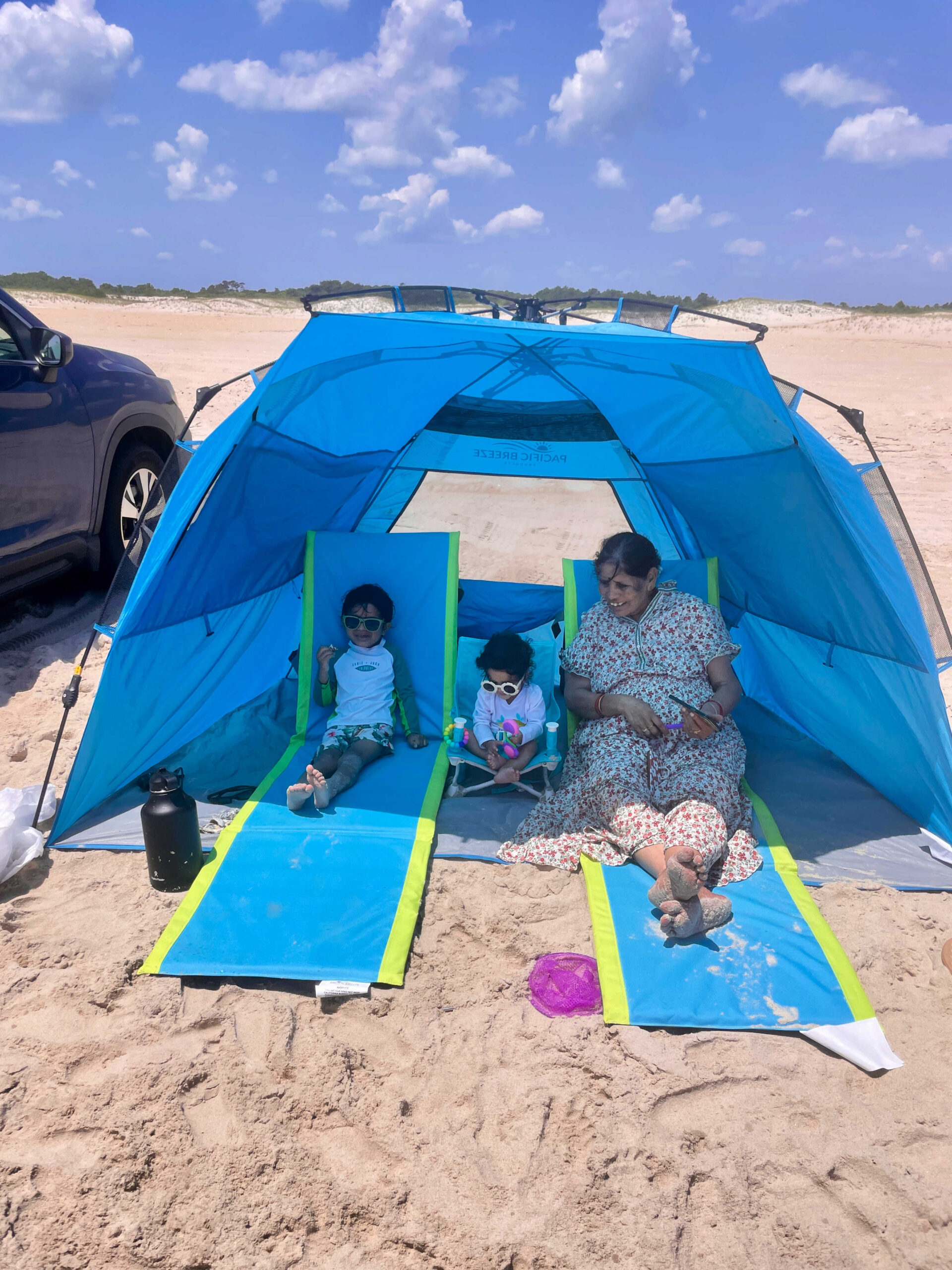 Best Beach Tent and Beach Chairs-25 Toddler Summer and Beach Essentials - Jasonwell Splash Pad Sprinkler/ Play Mat by Top US mom Blogger Dreaming Loud
