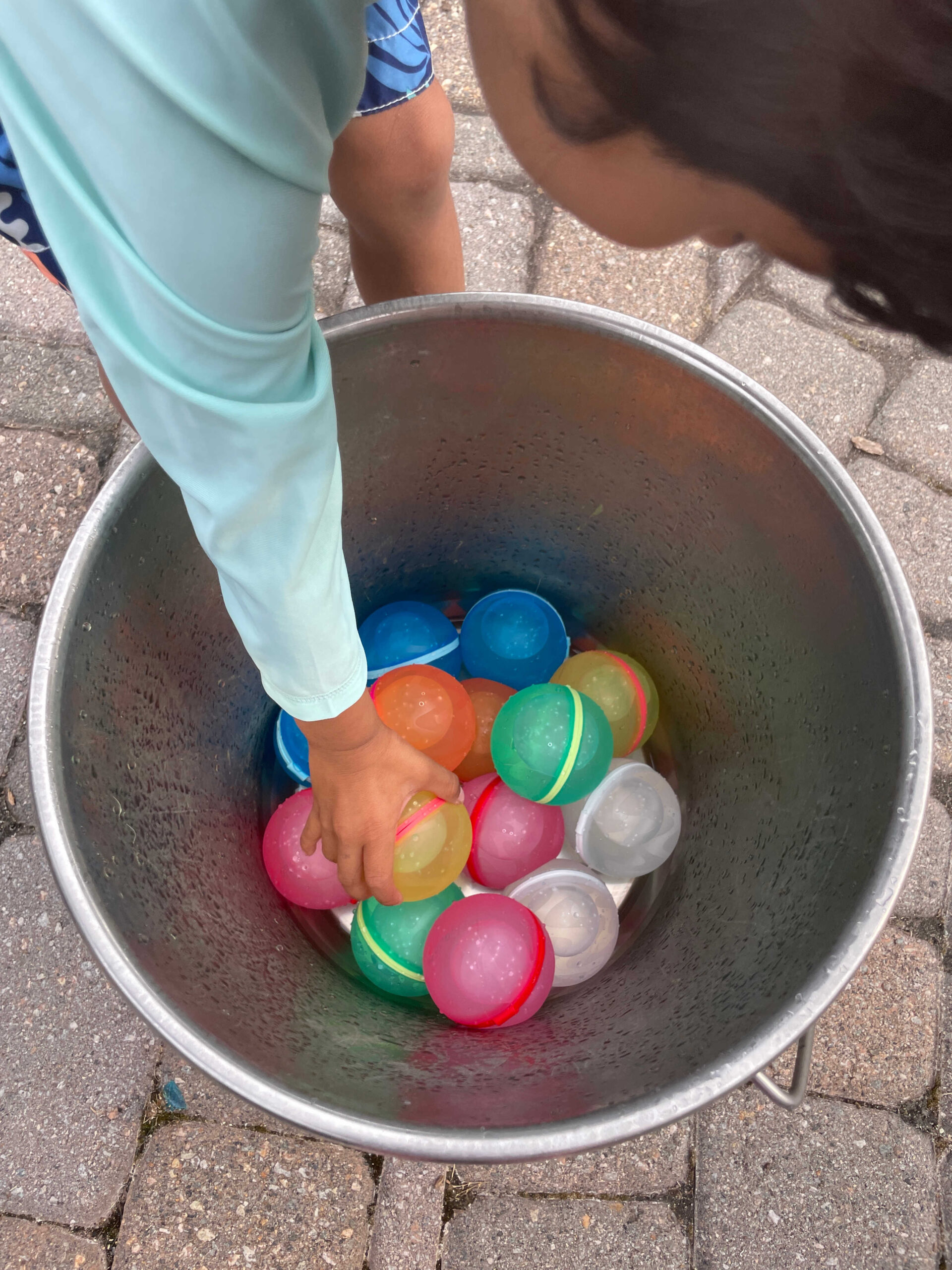Reusable Water Ballons-25 Toddler Summer and Beach Essentials - Jasonwell Splash Pad Sprinkler/ Play Mat by Top US mom Blogger Dreaming Loud