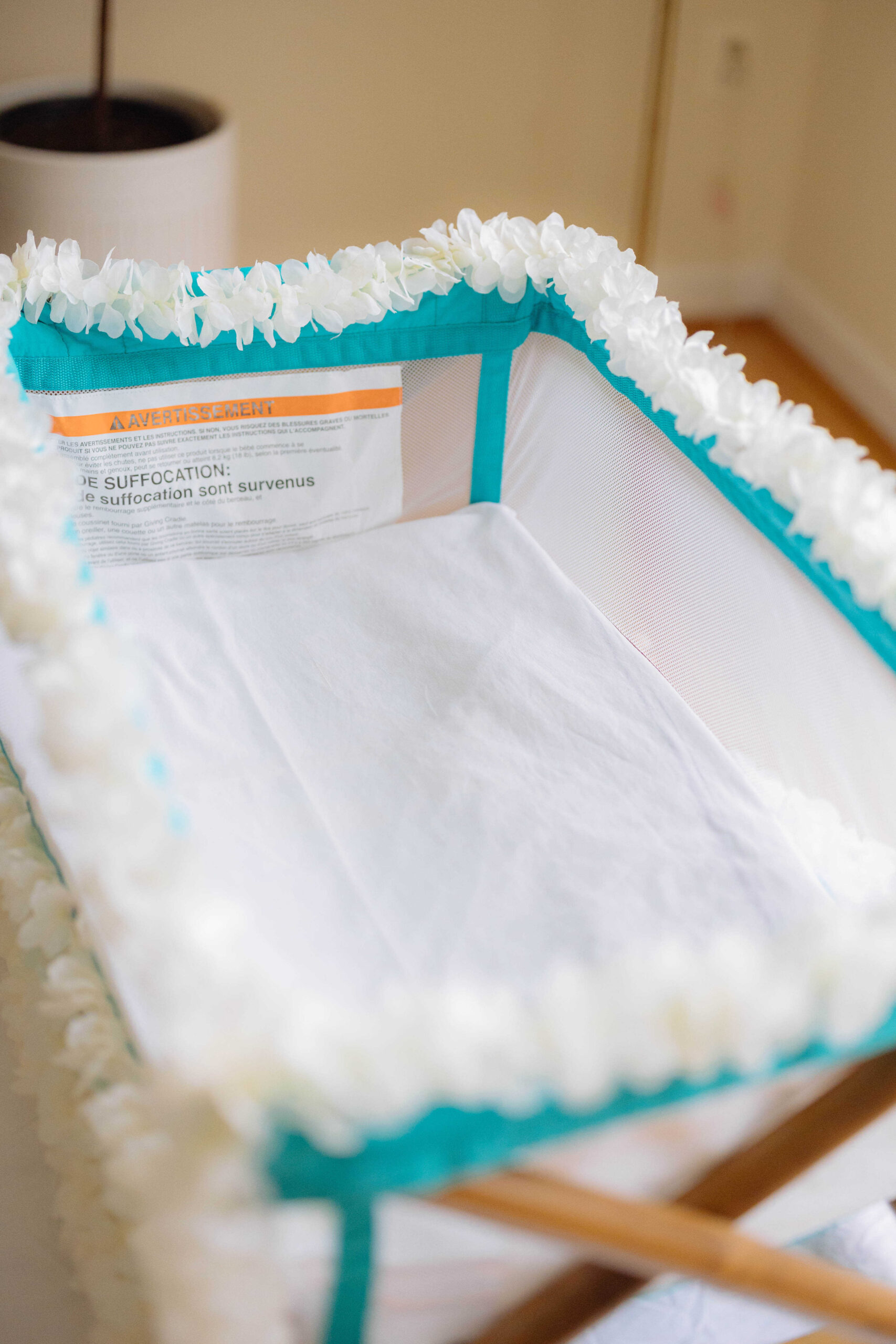 Simple Cradle Ceremony Decoration Ideas in the USA by Top US Mom Blogger Dreaming Loud