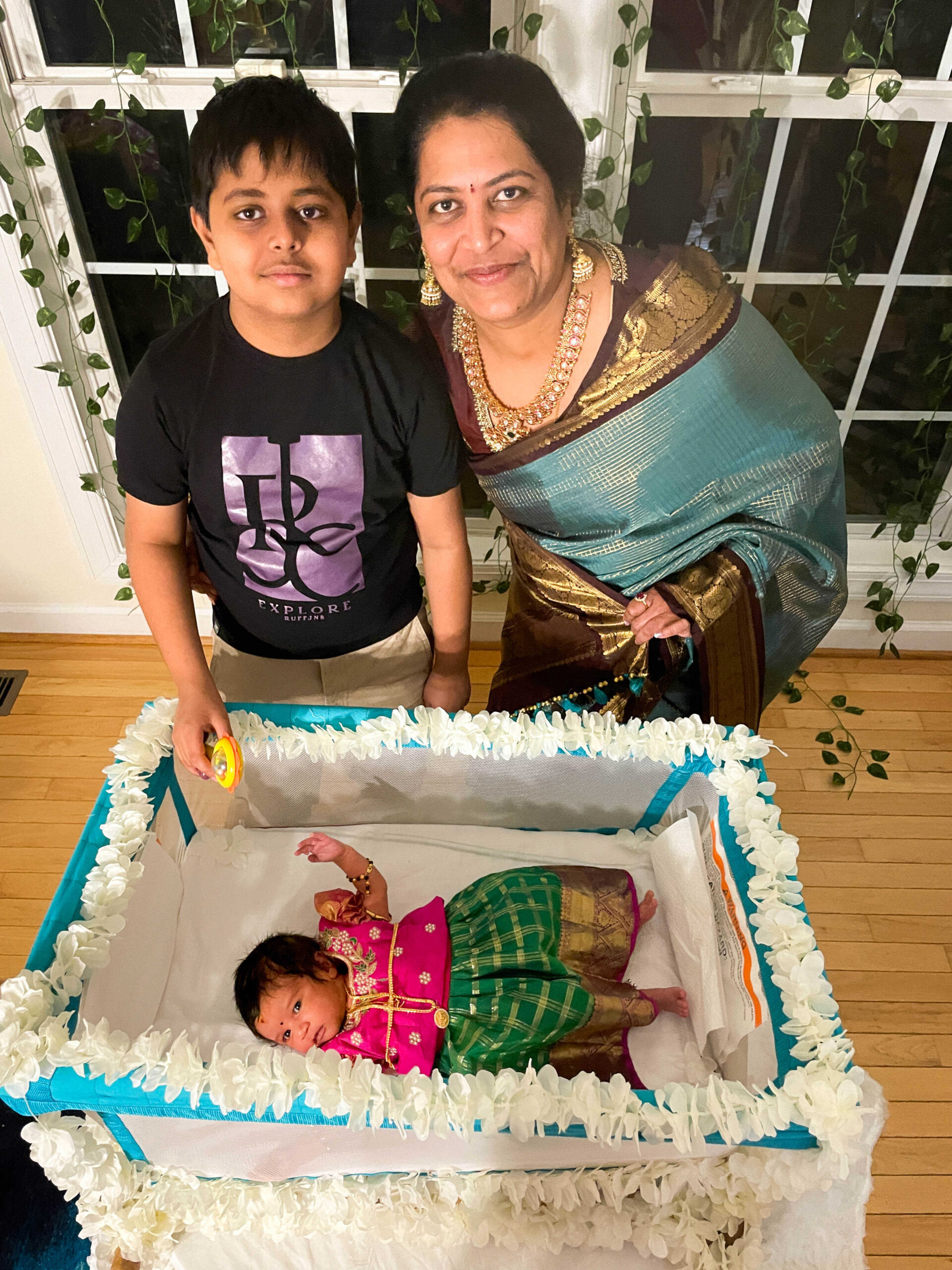 Simple Cradle Ceremony Decoration Ideas in the USA by Top US Mom Blogger Dreaming Loud