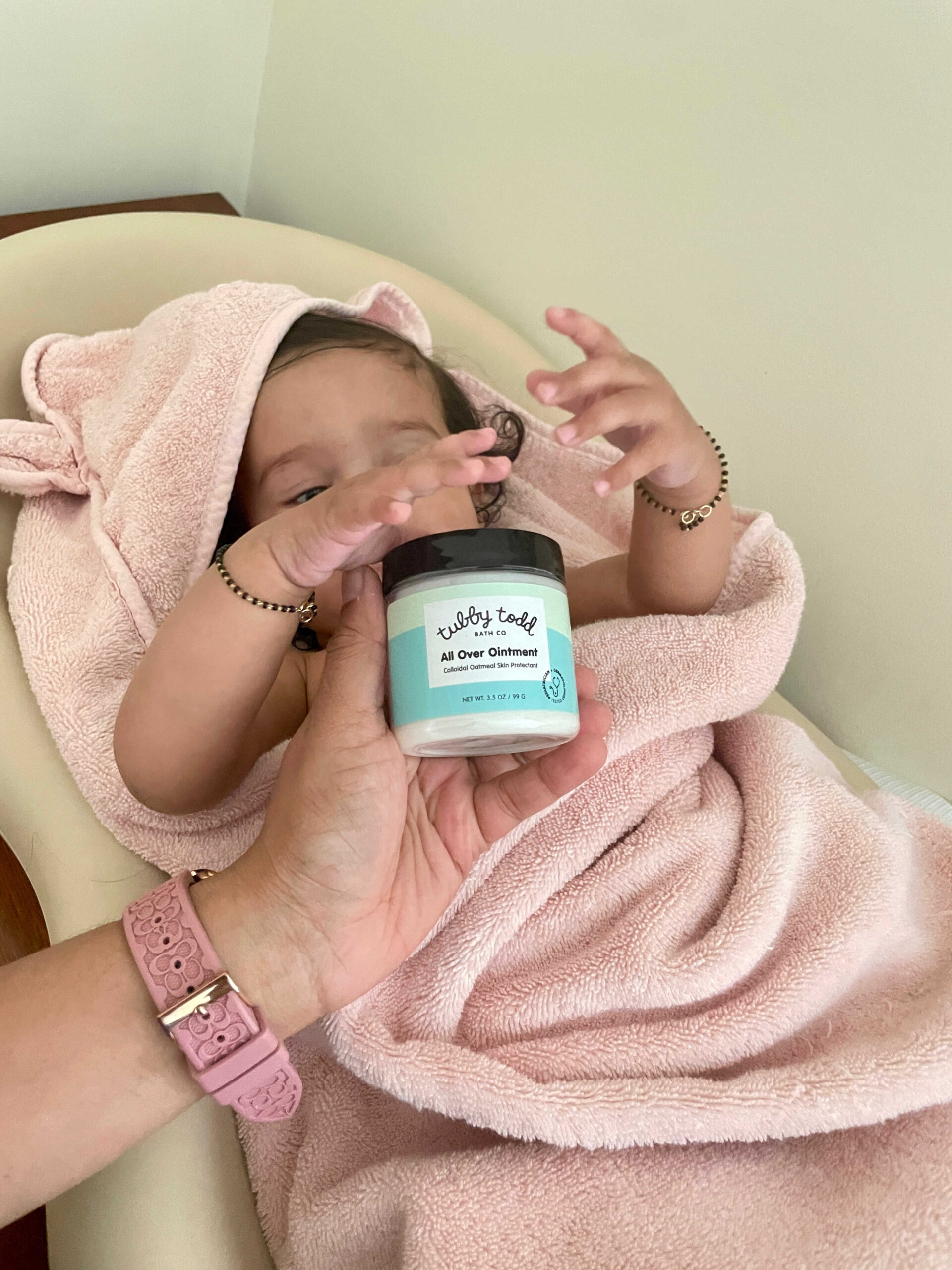 The Best Natural Baby Bath Routine for Eczema-Prone Skin - Tubby Todd All Over ointment by Top US Mom Blogger Dreaming Loud