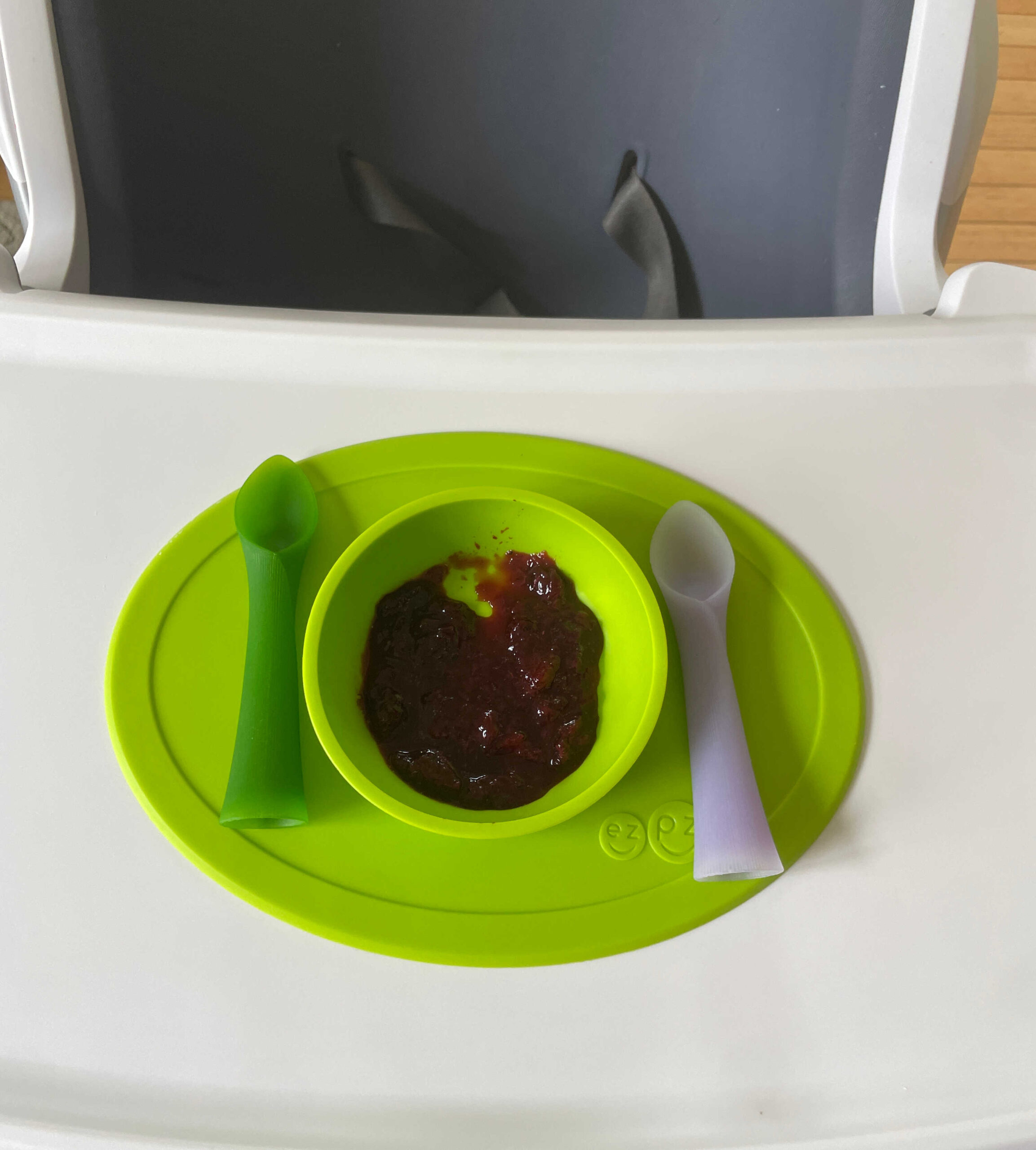 6 Month Baby-Led Weaning Meal Ideas Week 1 - Baby First Food Cherry by Top US Mom Blogger Dreaming Loud