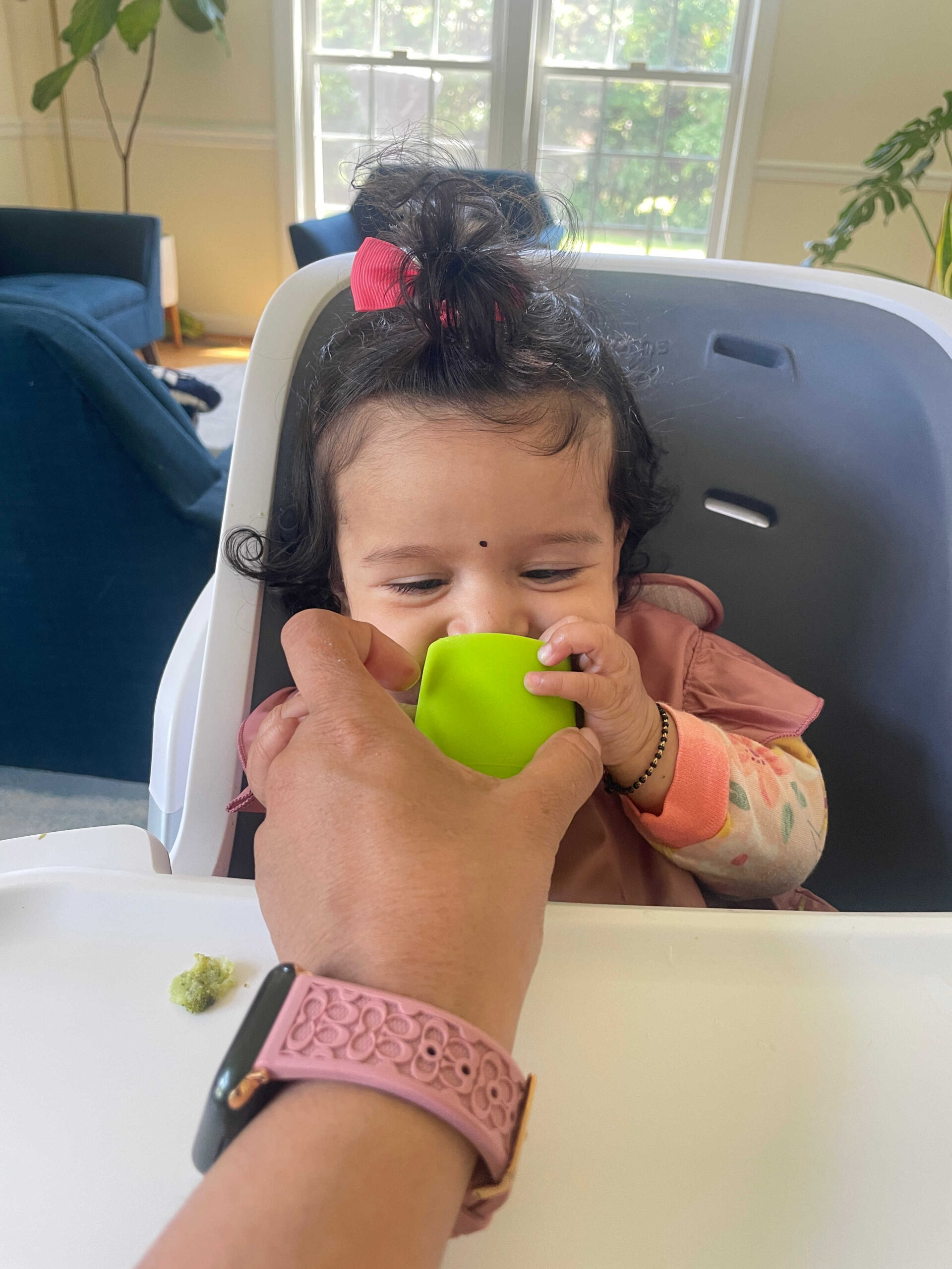 6 Month Baby-Led Weaning Meal Ideas Week 2 - Introducing Water to Babies by TOp US mom Blogger Dreaming Loud