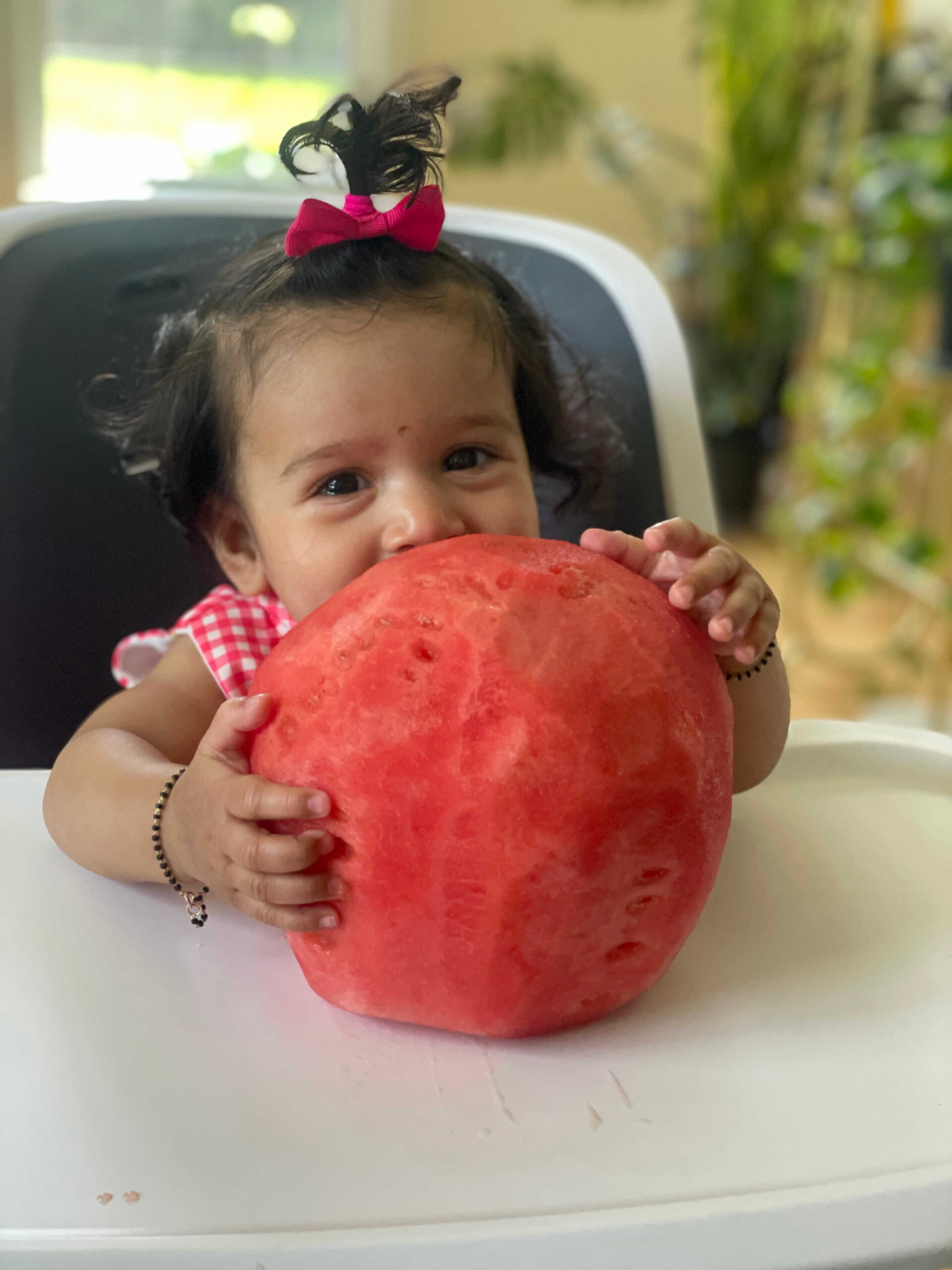 6 Month Baby-Led Weaning Meal Ideas Week 2 - Watermelon for babies by Top US Mom Blogger Dreaming Loud