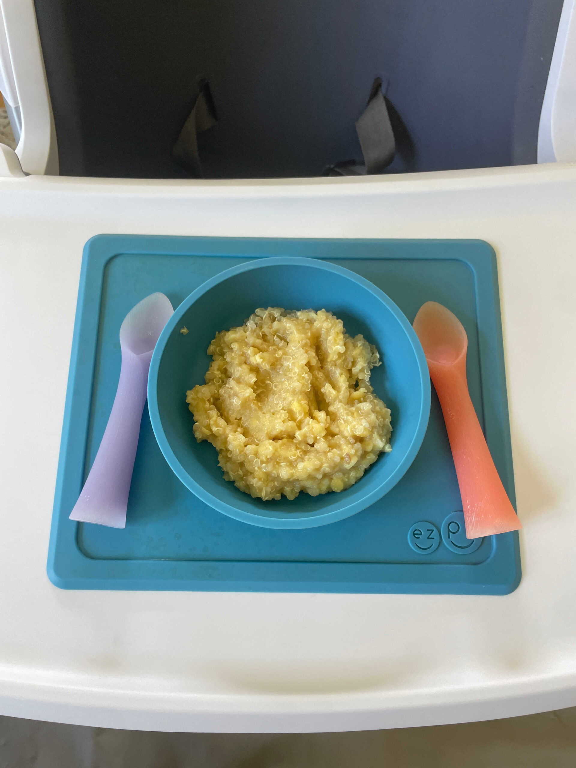 6 Month Baby-Led Weaning Meal Ideas Week 2– Easy & Nourishing First Foods for Your Baby- Quinoa and Moong Pal Pongal for Babies by Top US Mom Blogger Dreaming Loud