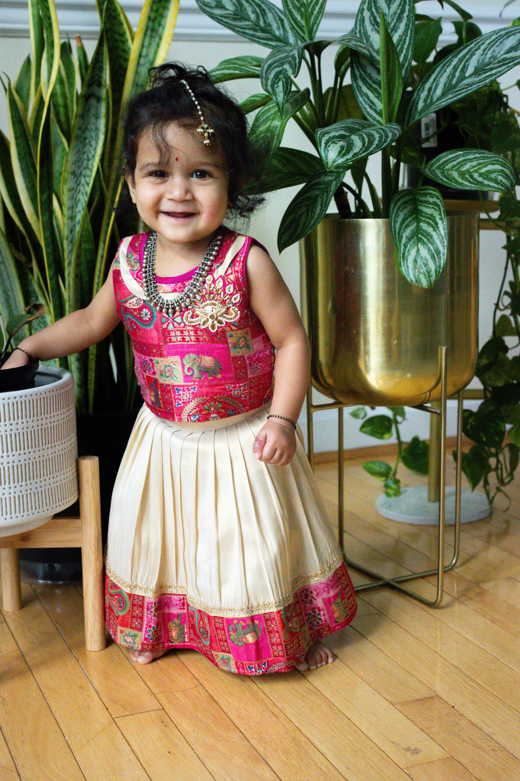 Baby Girl Garba Outfit by Top Us Mom Blogger Dreaming Loud