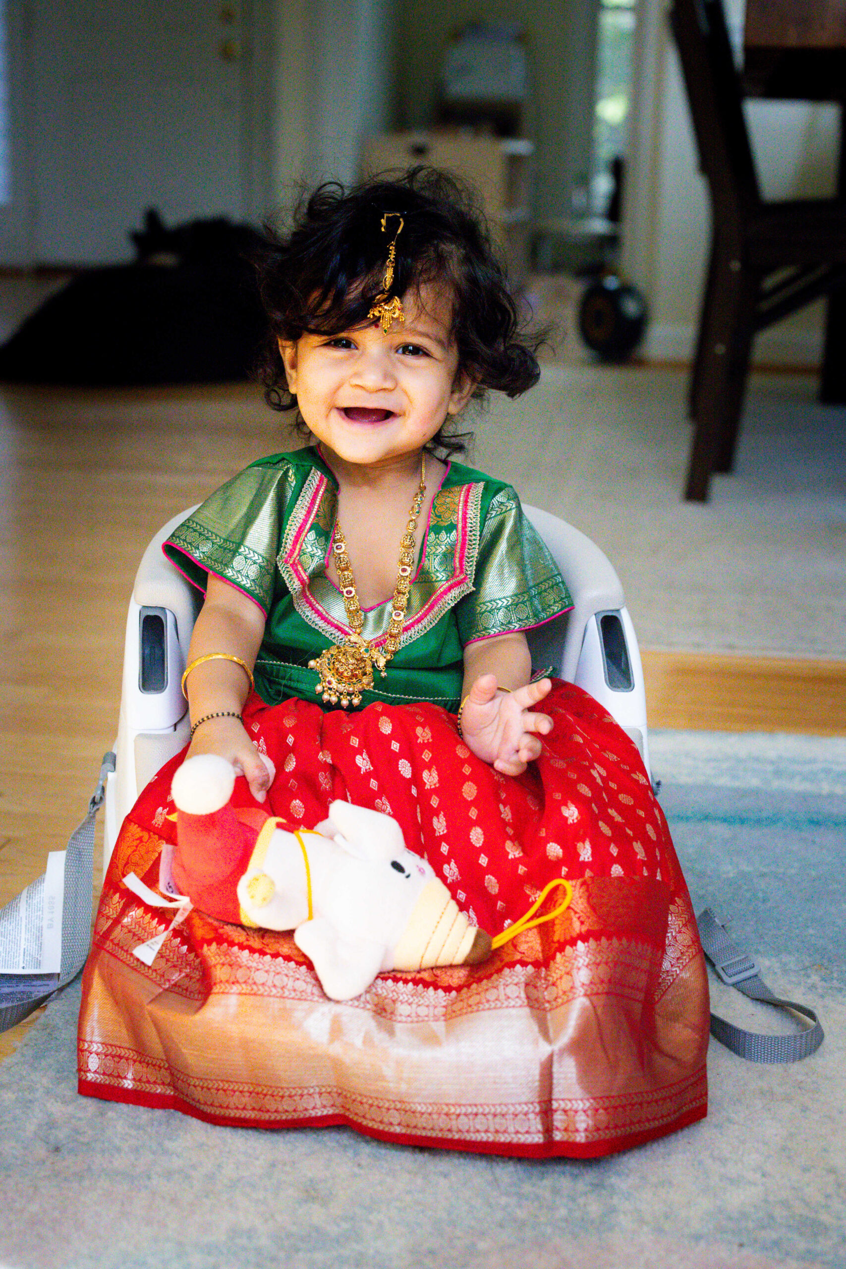 Baby Girl Kanchi Pattu Pavada or Pattu Langa Designs
