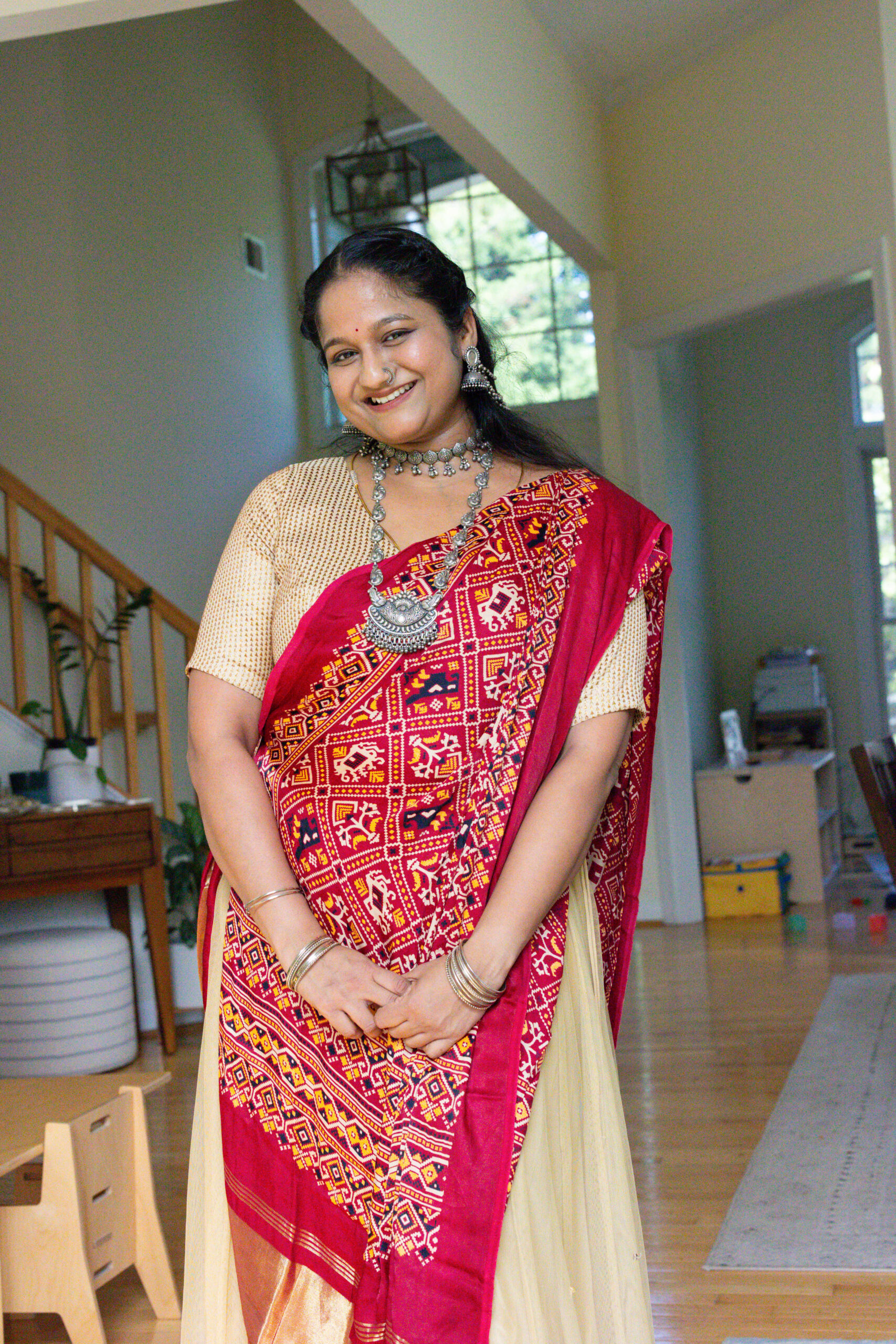 Mommy and Baby Girl Indian Matching Outfits for Garba