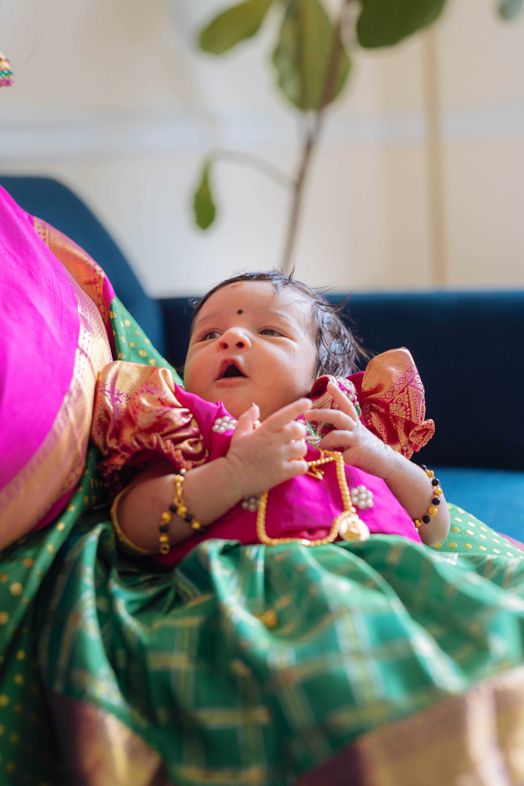 Newborn Pattu Pavada or Pattu langa designs