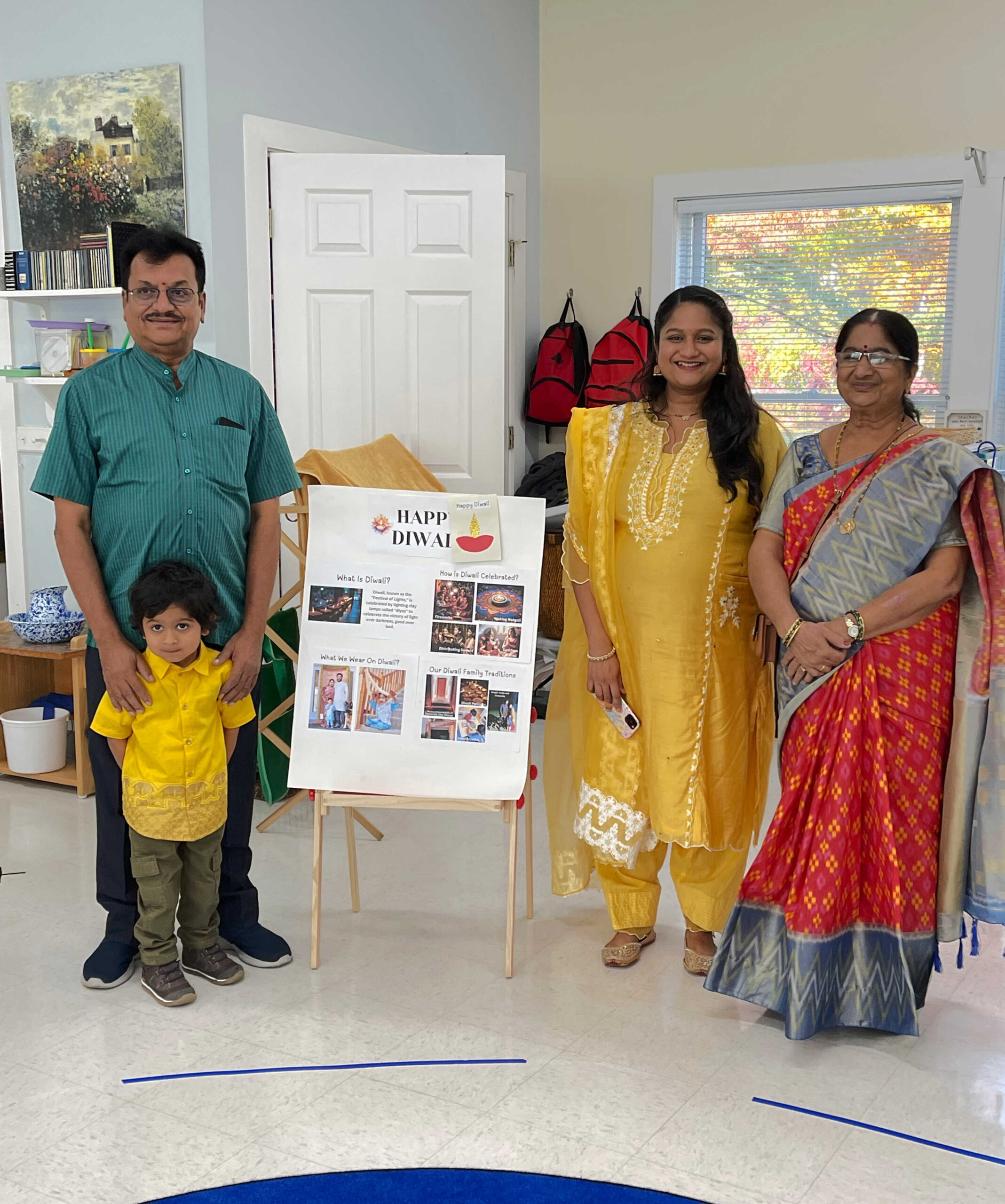 Diwali Presentation for School- How to Talk About Diwali at School in the USA – Easy Crafts and Books for Kids by Top US Indian Blogger Dreaming Loud