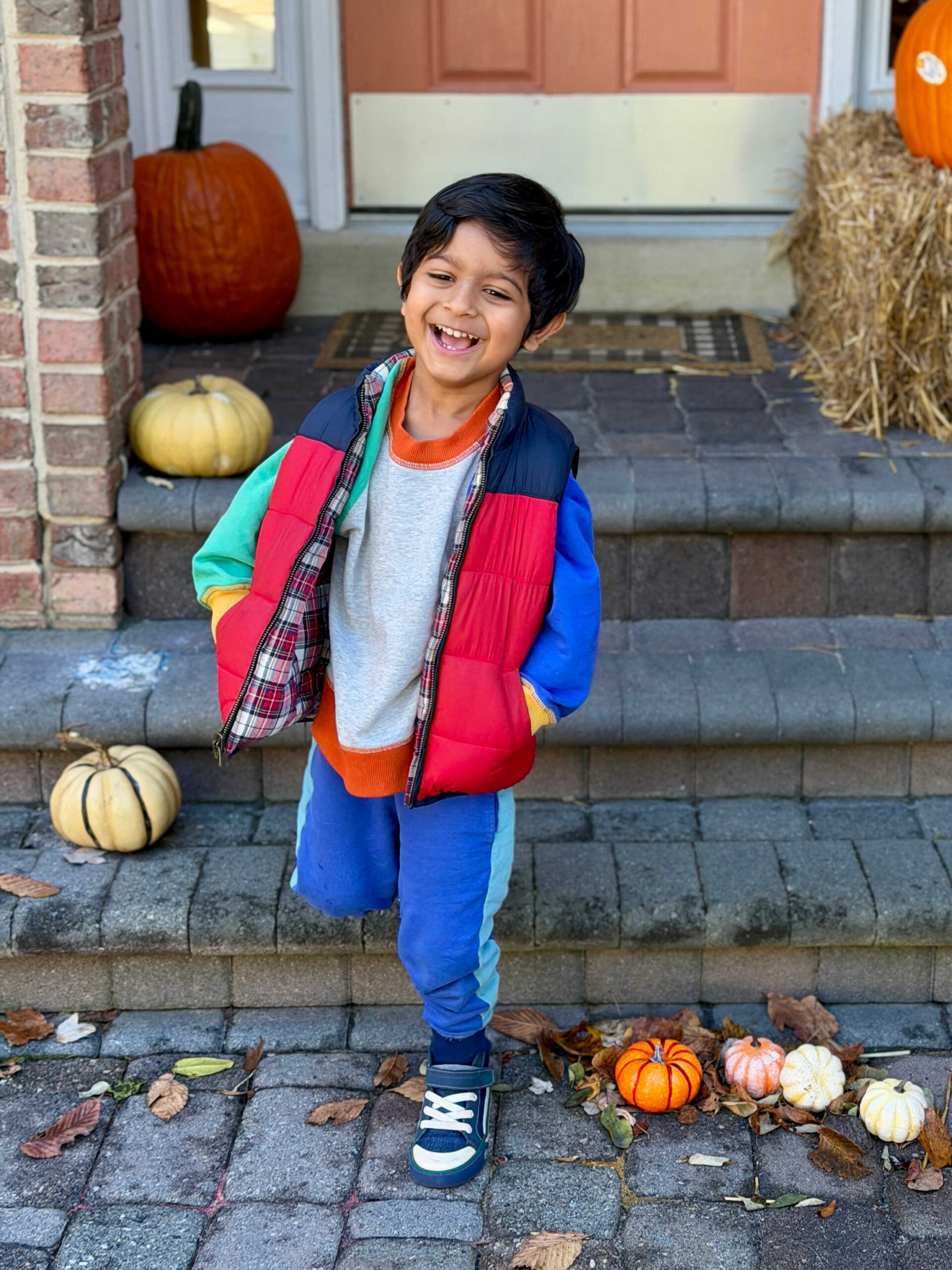 Hanna Anderson French Terry Colorblock Sweatshirt, Slim Fit French Terry Colorblock Sweatpants, Toddler Winter Essentials by Top US Mom Blogger Dreaming Loud