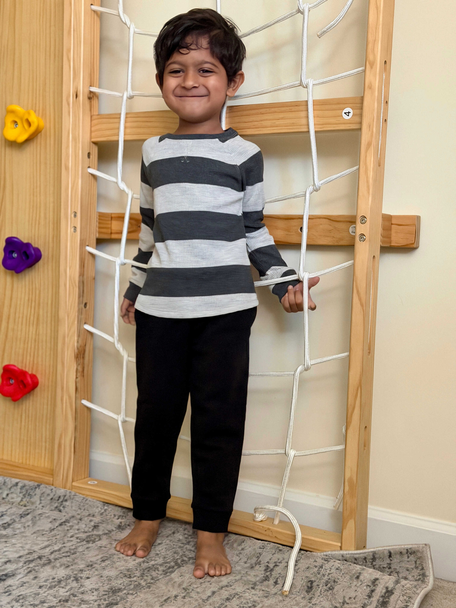 Toddler Boy Winter Fashion Essentials - Cozy Styles That promote Self-Dressing -Children's Place Jogger set , Amazon Essentials Boys and Toddlers' Long-Sleeve Knit Thermal T-Shirt by Top US Mom Blogger Dreaming Loud