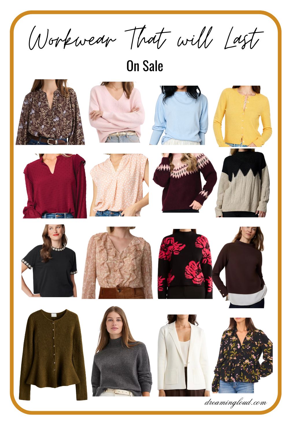 2025 Best Black Friday Deals- Women Wiorkwear tops Cyber week deals by Top US Mom Blogger Dreaming Loud