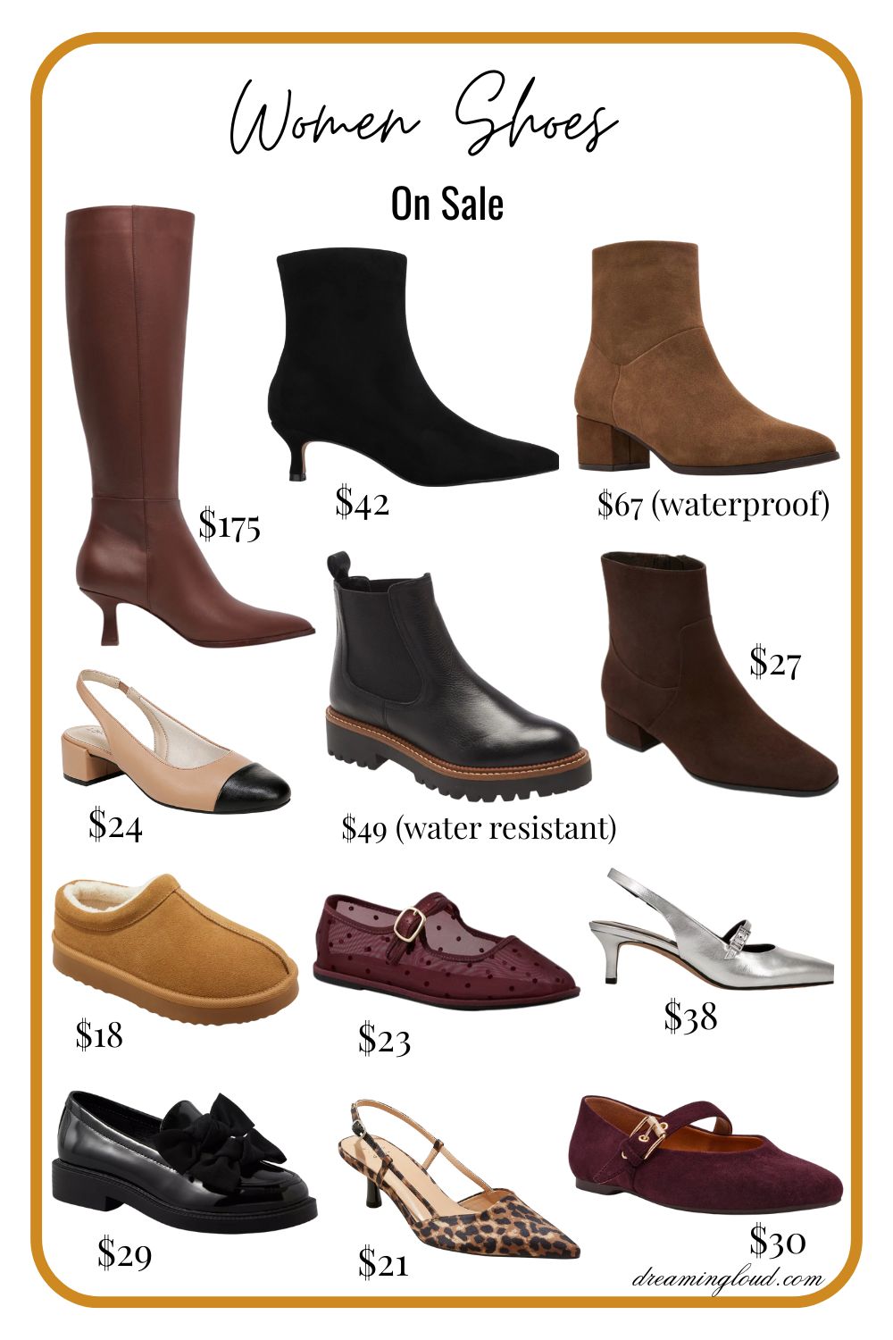 2025 Best Black Friday Deals- Women shoes on Cyber Week Deals by Top US Mom Blogger Dreaming Loud