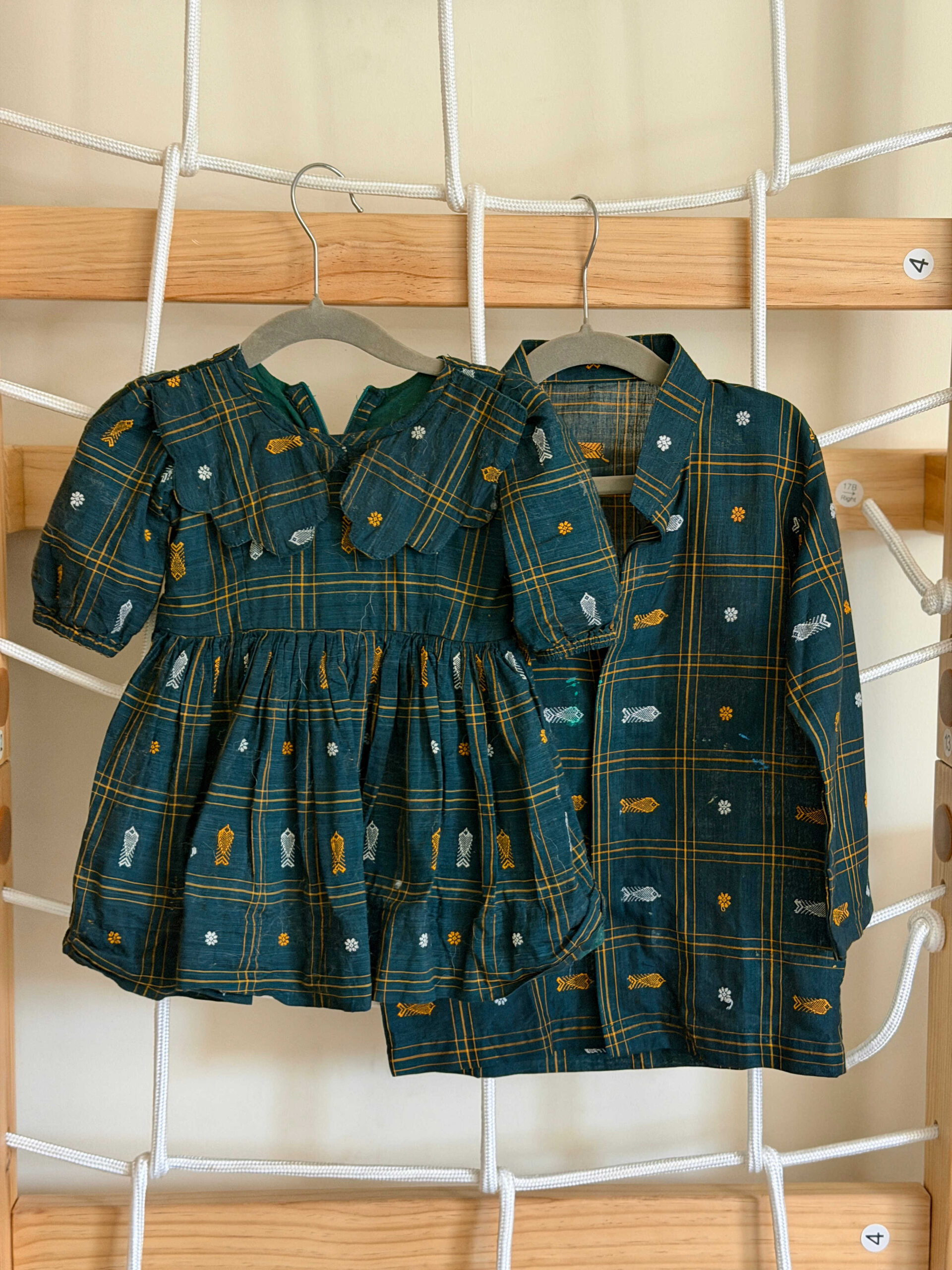 Beautiful Matching Indian Sibling Outfit Ideas for Festivals & Special Occasions- Indian dress designs, Ikkat print dress, Ikkat Kurta for kids by Top US Mom Blogger Dreaming Loud