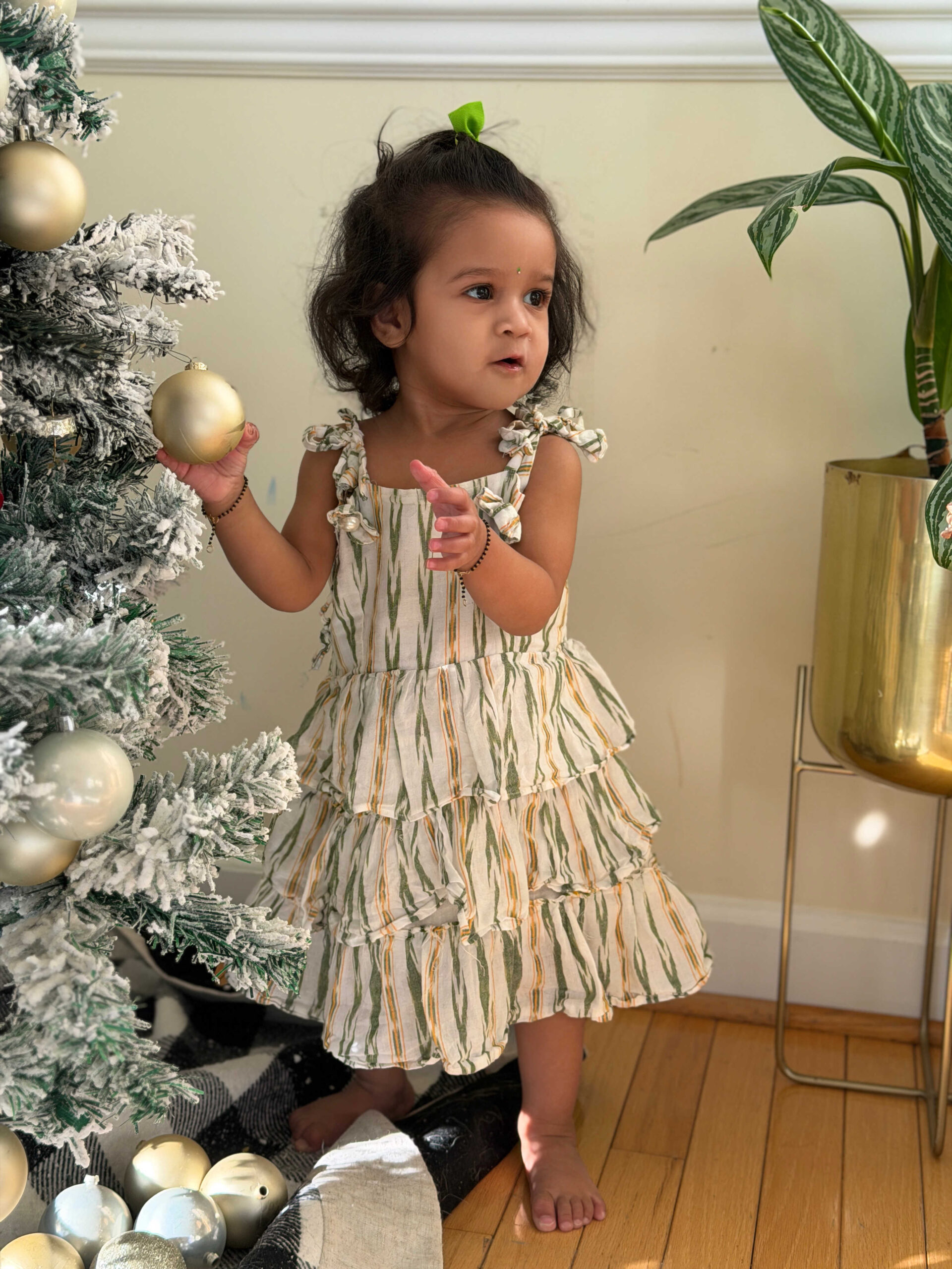 Indian Baby dress designs, Indian Baby Ikkat Print Dress by Top US Indian mom Blogger Dreaming Loud