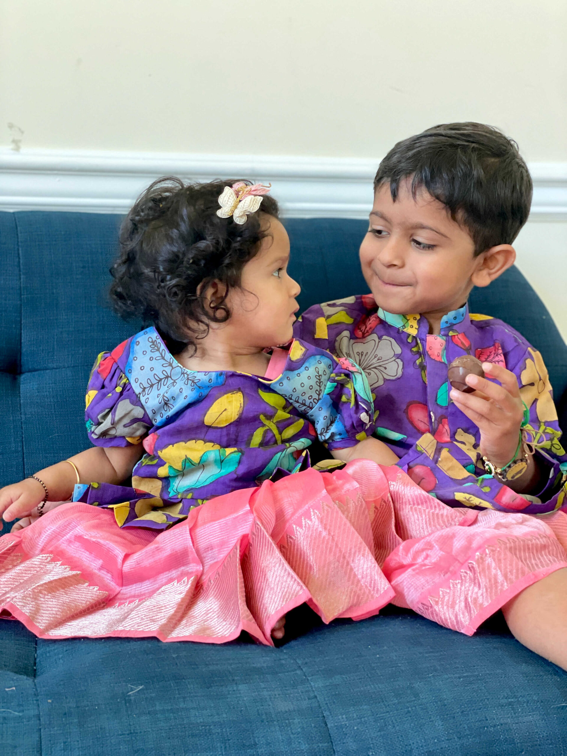 Kids Matching Rakhi Outfits by Top US Mom Blogger Dreaming Loud