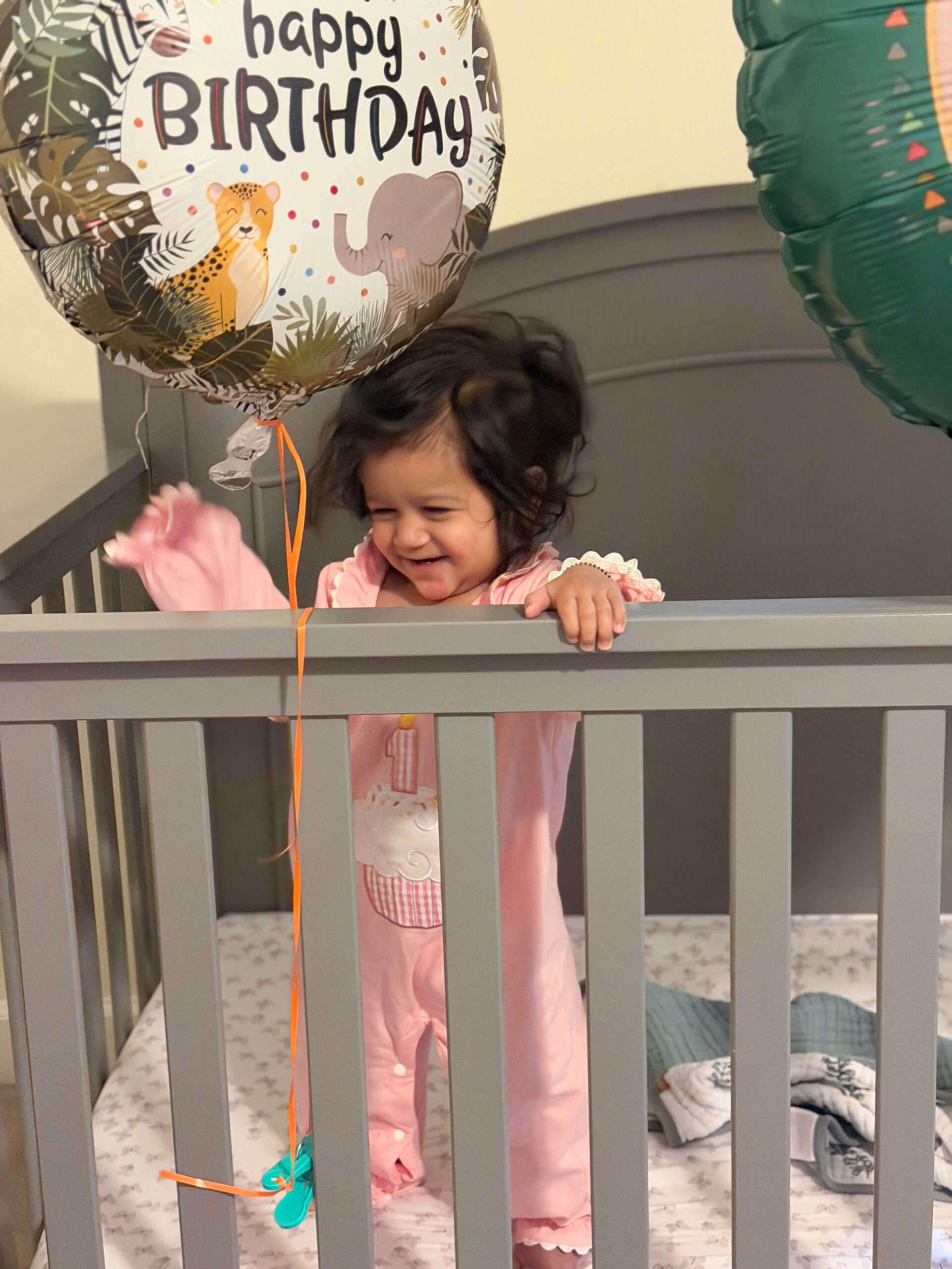 The Cutest First Birthday Dresses-bbay girl first birthday pajamas by Top US Mom Blogger Dreaming Loud