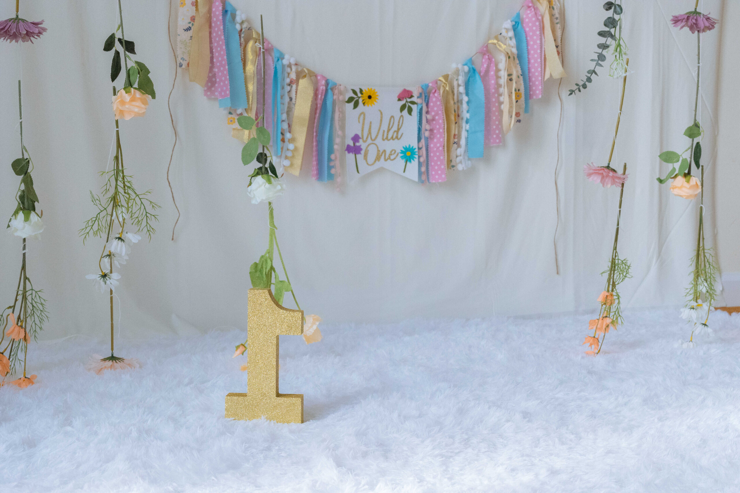 Wildflower First Birthday DIY Decor Ideas by TOP US Mom Blogger Dreaming Loud