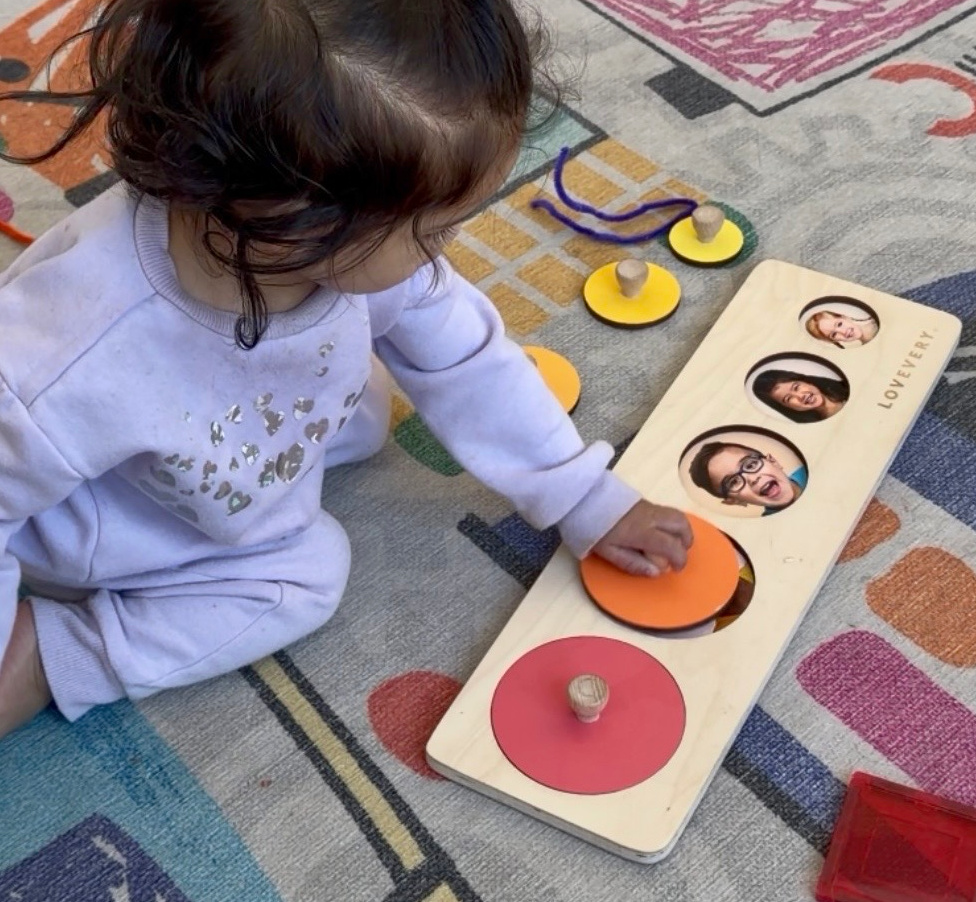 Amazing Baby Activities 6-12 Months Boost Development Through Play- Pop It Sensory Toy- Peg Puzzle by Top US Mom Blogger Dreaming Loud