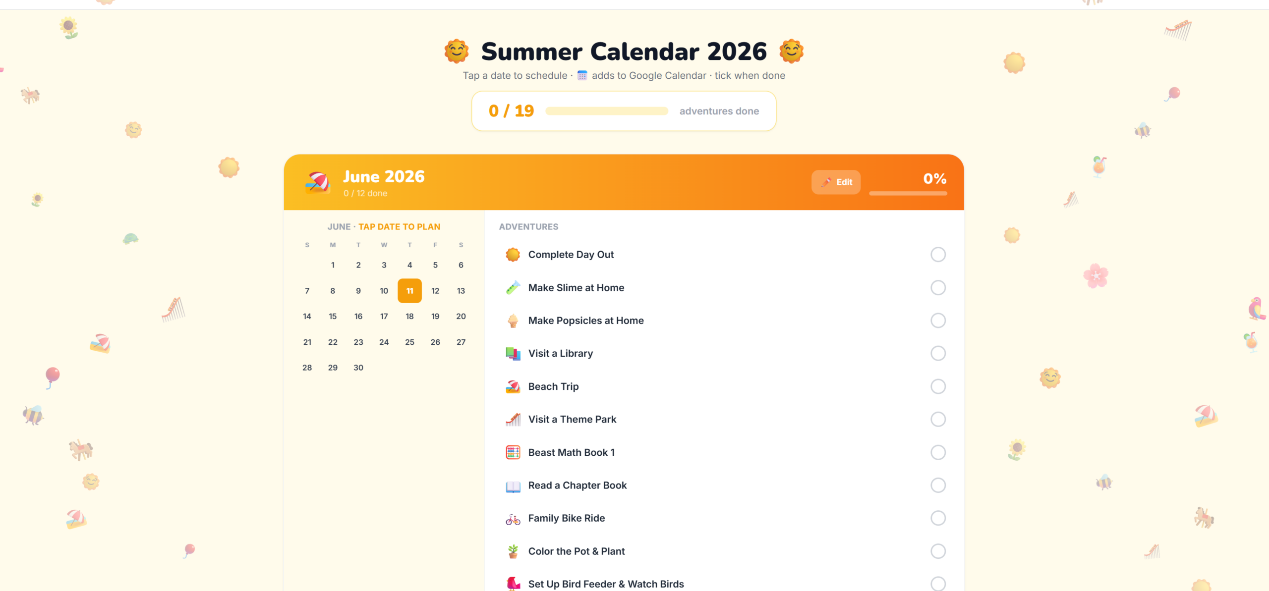 Kids Summer Activity Checklist App Using Claude Code by Top US Indian American Mom Blogger Dreaming Loud