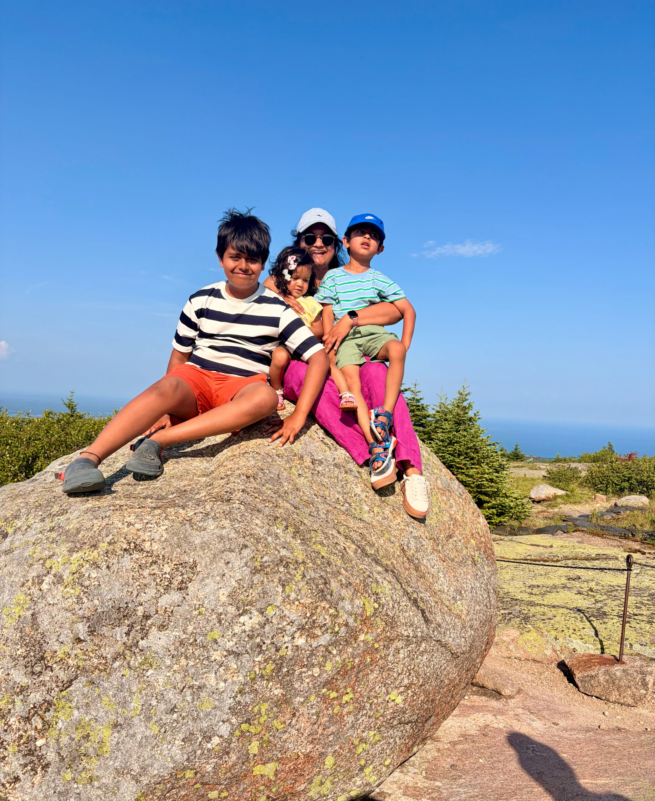 Acadia National Park with a Toddler & a 5-Year-Cadillac Mountain 