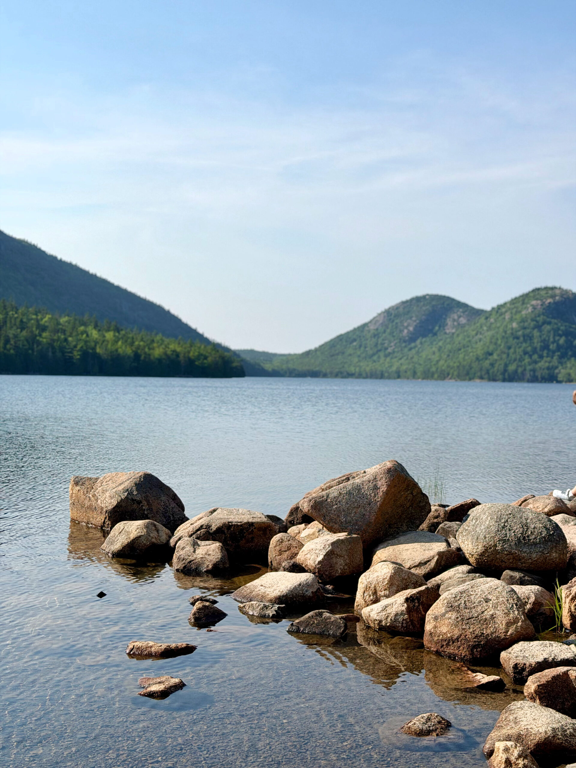 Acadia National Park with a Toddler & a 5-Year-Jordon Pond