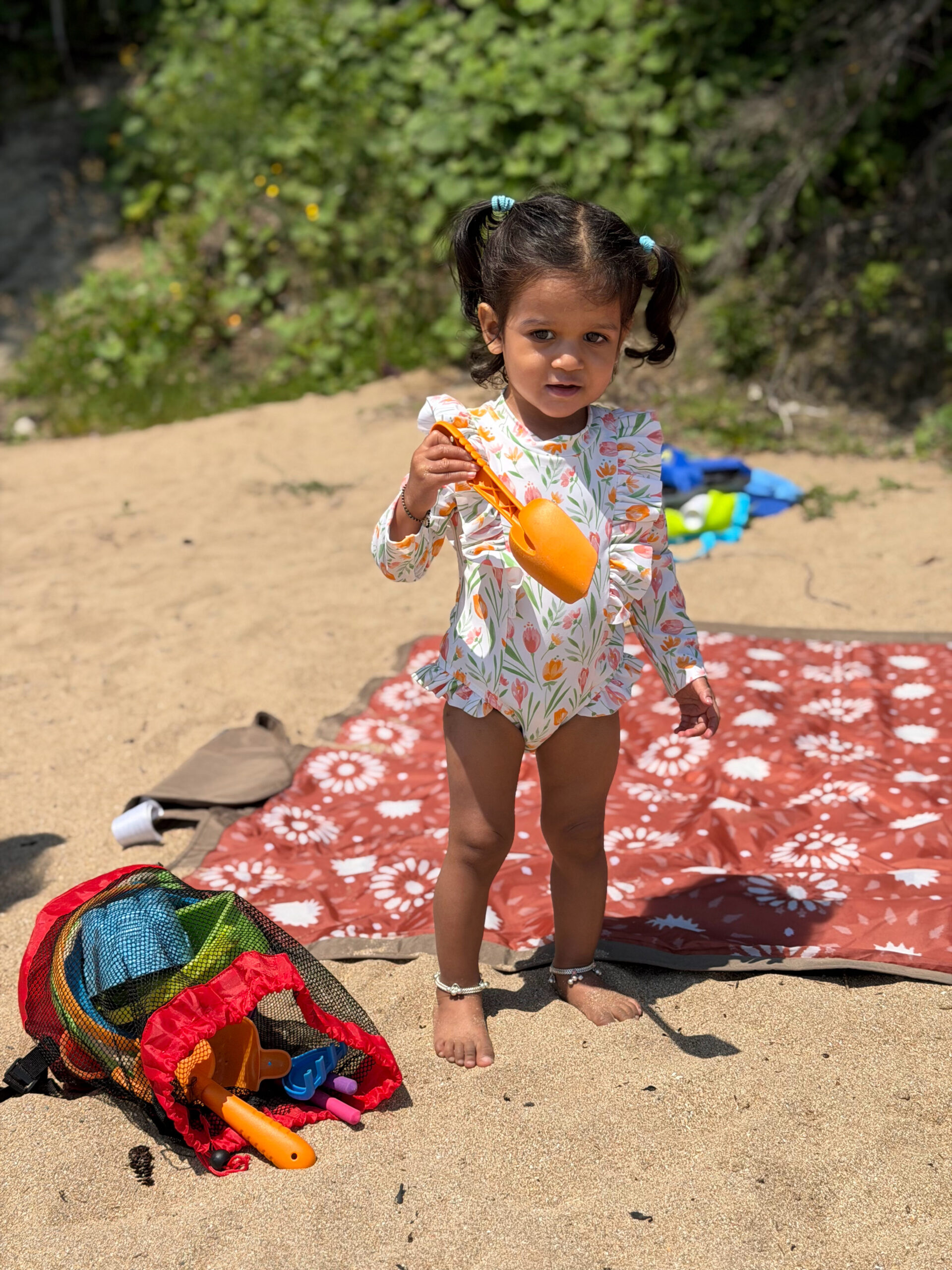 Acadia National Park with a Toddler & a 5-Year-Old- Sand Beach by Top US Mom Blogger Dreaming Loud
