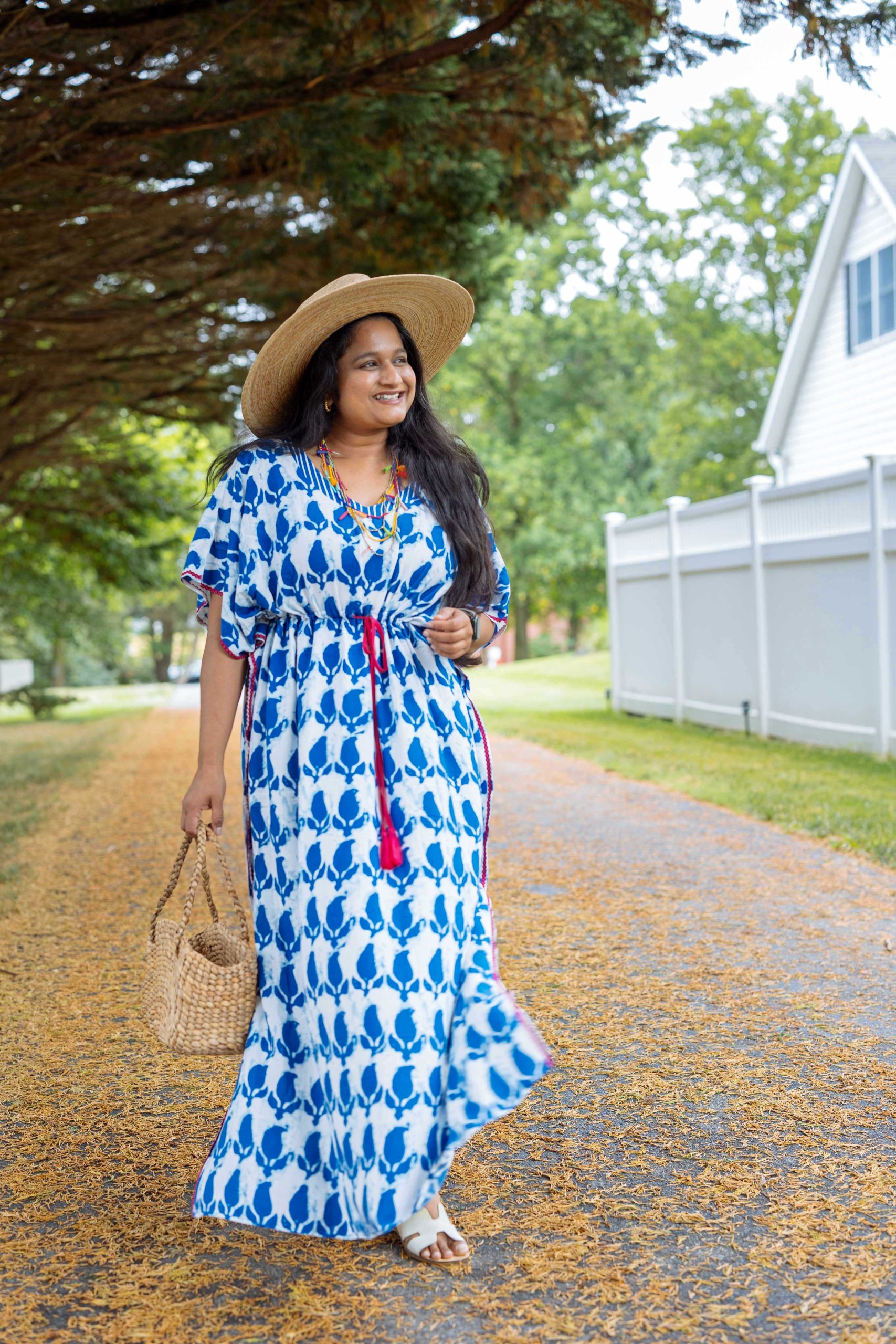Easy Summer Vacation Outfit Formula- Quince Swing linen dress by Top US Mom Blogger Dreaming Loud