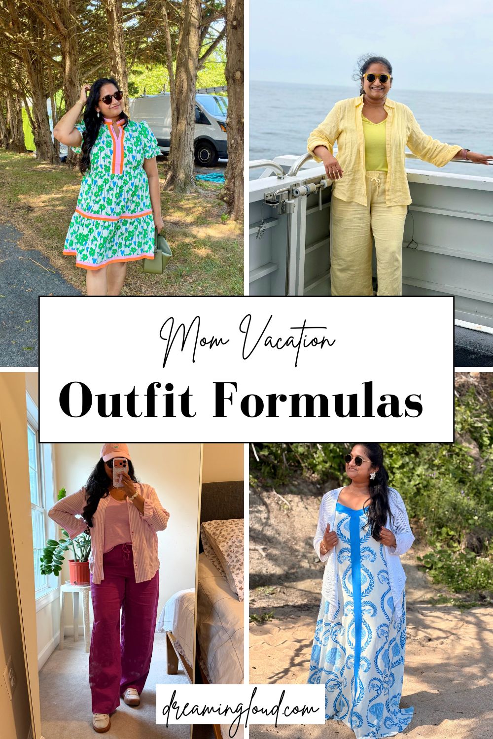 Practical Mom Summer Vacation Outfit Formulas by Top US Mom Blogger Dreamung Loud